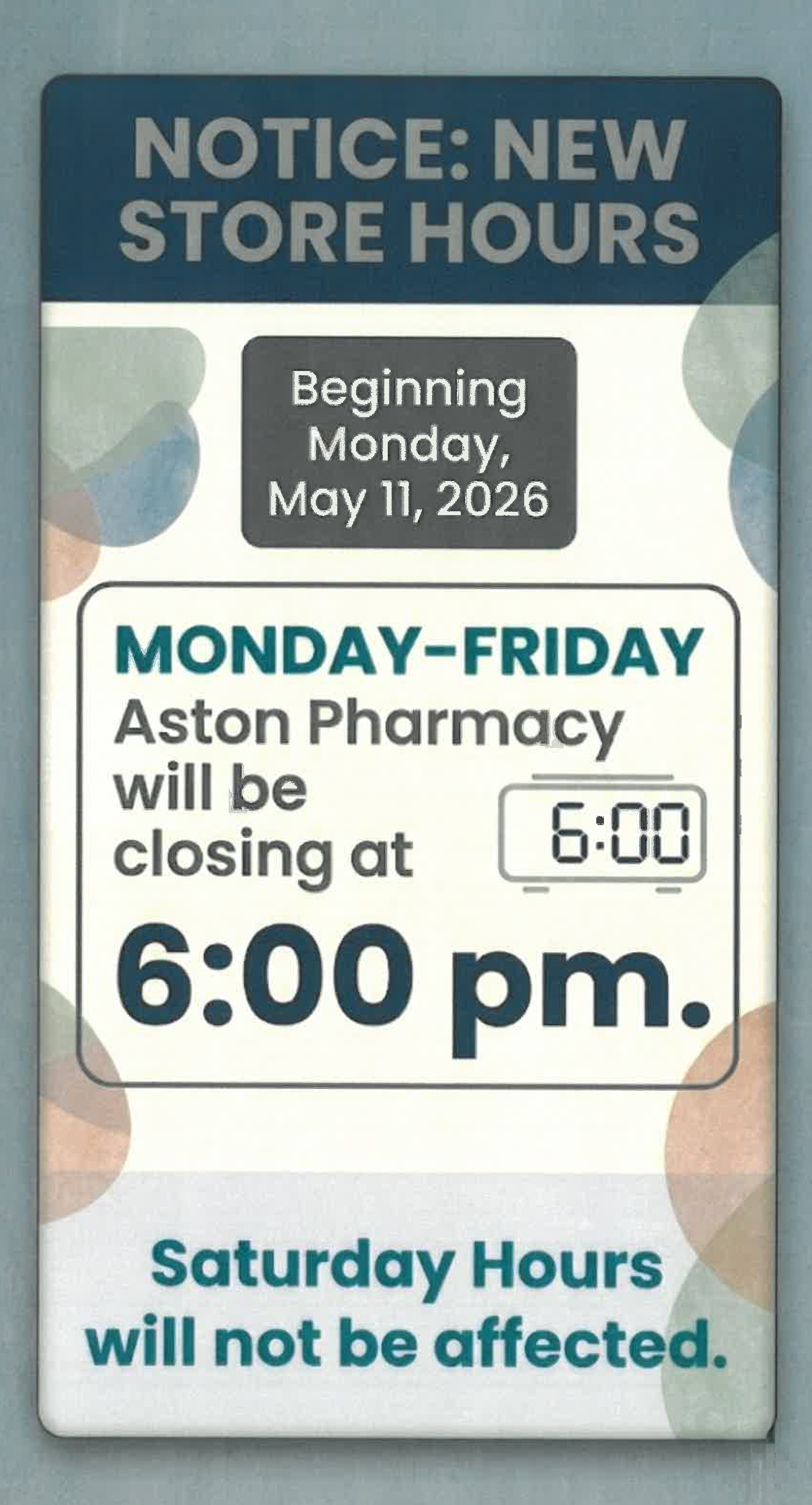 Pharmacist in Aston preparing prescriptions and assisting in the Home Health Center
